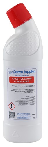 Toilet cleaner and - toilet, descaler