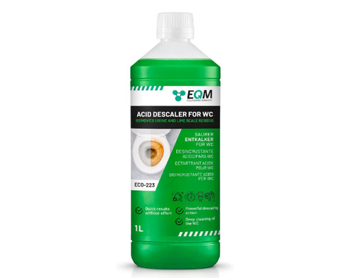 Eqm acid toilet cleaner - toilet, &