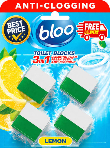 Bloo 3in1 toilet blocks - bloo,